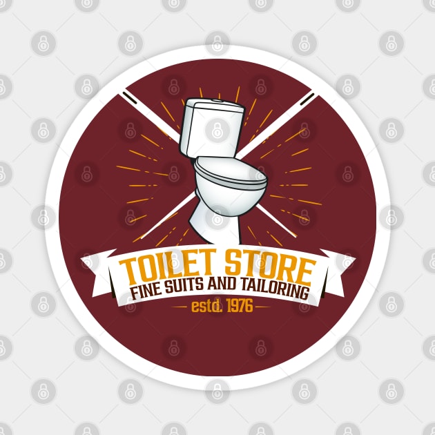 Brick Tamland The Toilet Store Magnet by Meta Cortex